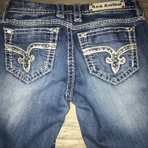 Medium wash Rock Revival Bootcut Jeans - Size 27